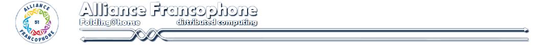 Statistiques de l'Alliance Francophone - Folding@home